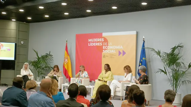 02/06/2023 Yolanda Díaz en el acto 'Mujeres líderes de la Economía Social'. ESPAÑA EUROPA MADRID SOCIEDAD