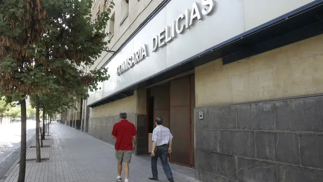 Imagen de la comisaría de policía de Delicias en Zaragoza.