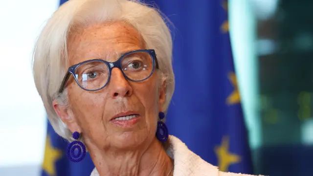La presidenta del Banco Central Europeo (BCE), Christine Lagarde, habla durante una audiencia del Comité de Asuntos Económicos y Monetarios del Parlamento Europeo en Bruselas, Bélgica.