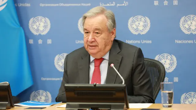 António Guterres, secretario de la ONU.