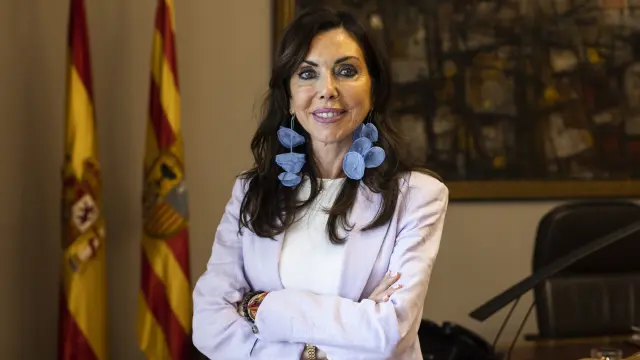 Marta Fernández, nueva presidenta de las Cortes de Aragón.