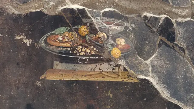 Fresco descubierto en Pompeya