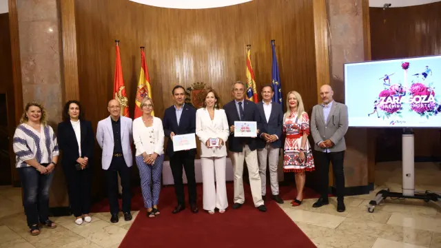 Presentación de la candidatura de Zaragoza a 'Capital Europea del Deporte' en 2026