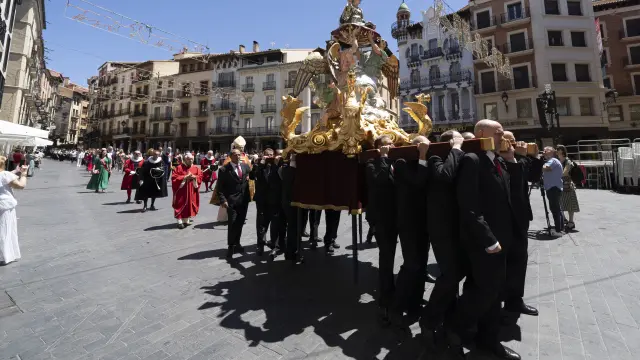 Procesión del Seisado y Santa Emerenciana, en Teruel.