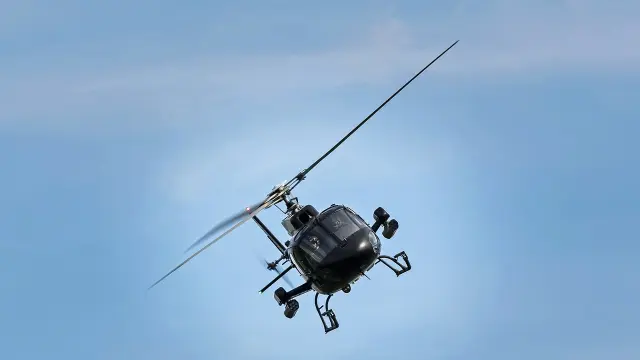 Foto de archivo de un helicóptero