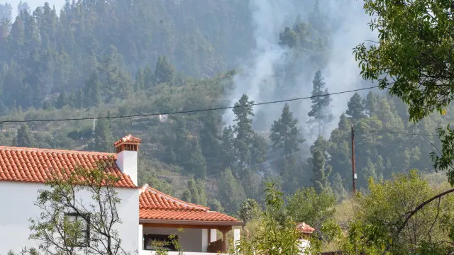 Evolución del incendio de La Palma.