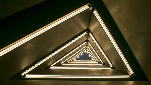 El espectacular hueco de la escalera del Caixaforum.