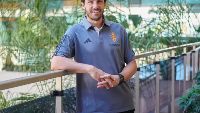 David Generelo posa para HERALDO DE ARAGÓN en el Hotel Thalasia-Costa de Murcia, lugar de concentración del Real Zaragoza en la pretemporada.