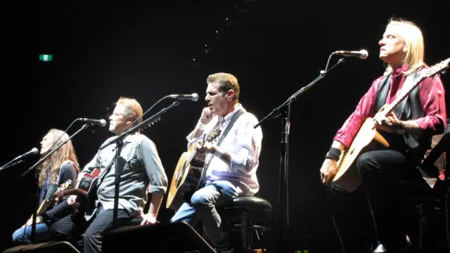 El grupo 'Eagles' durante un concierto en Australia.