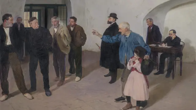 Cuadro 'El sátiro', del pintor valenciano Antonio Fillol.