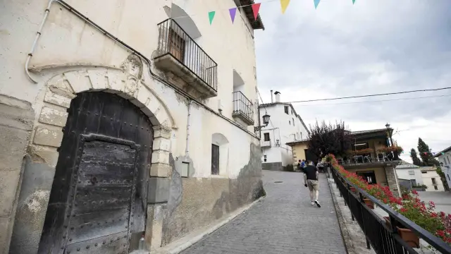 Calle de Palo, pueblo de Aragón
