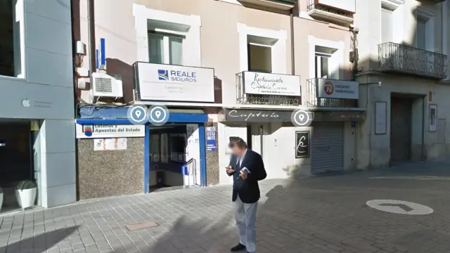 La administración de Lotería del Coso Alto de Huesca.