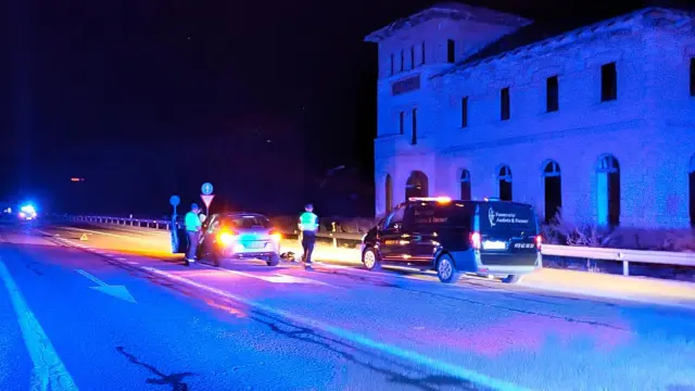 Agentes de la Guardia Civil de Teruel acudieron al lugar del atropello e investigan los hechos.