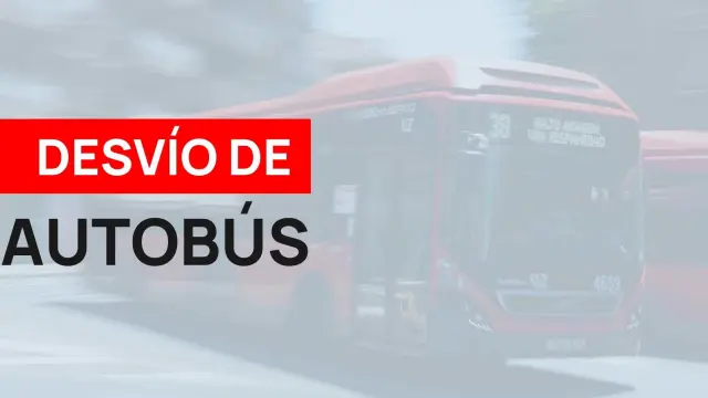 Desvíos de líneas de autobús en Zaragoza