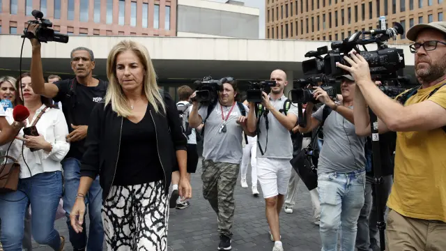 Arantxa Sánchez Vicario, en el juicio que se sigue contra ella y su exmarido.