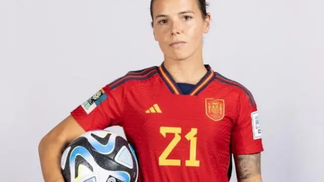 Claudia Zornoza, jugadora de la selección española.