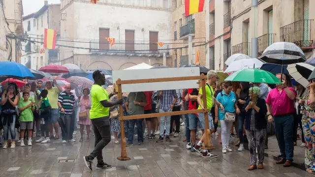 El pregón ha dado inicio este viernes a cinco jornadas de celebraciones y actos en la localidad de la comarca de Valdejalón.