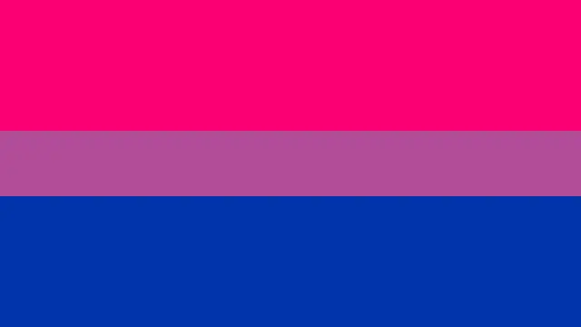 Bandera bisexual.