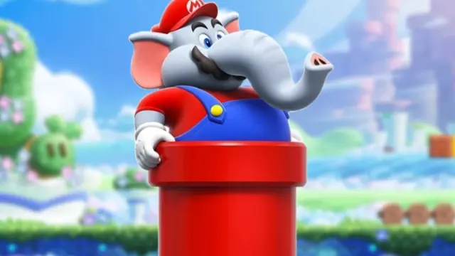 Mario se puede convertir en elefante para destrozarlo todo a su paso con su trompa