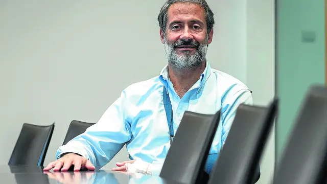 Juanjo Cano, presidente de KPMG España, en Zaragoza.