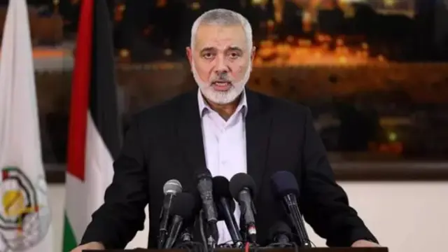 El líder del brazo político de Hamás, Ismail Haniye