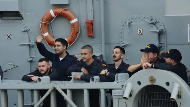 La fragata Victoria zarpa de Rota para integrarse durante más de cuatro meses en la operación Atalanta..ARMADA..16/10/2023[[[EP]]]