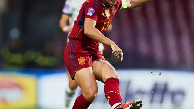 Foto del partido Italia-España, de la Liga de Naciones femenina
