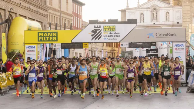 XVI edición del Mann Filter Maratón de Zaragoza Caixabank este año