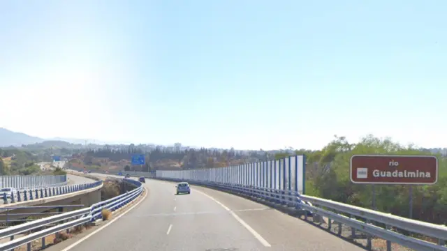 Imagen de archivo de la autovía A-7 en Málaga