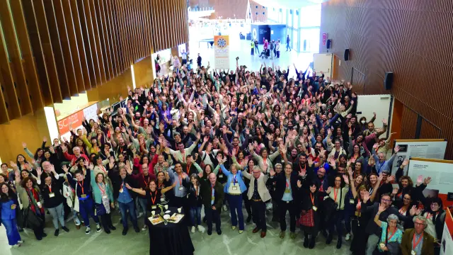 Foto de familia del Congreso de Comunicación Social de la Ciencia celebrado en Granada