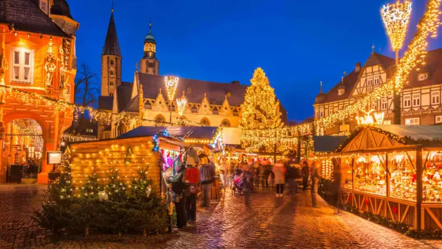Mercado navideño en Golsar, Alemania