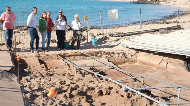 Detectan nuevas zonas con potencial interés arqueológico en el yacimiento romano Lobos I..CABILDO DE FUERTEVENTURA..25/11/2023 [[[EP]]]