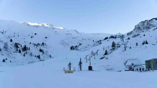 El sector Ampriu en la estación de esquí de Cerler