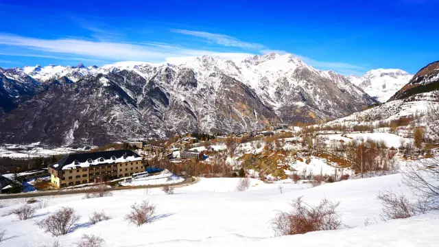 Vistas de la estación esquí de Cerler