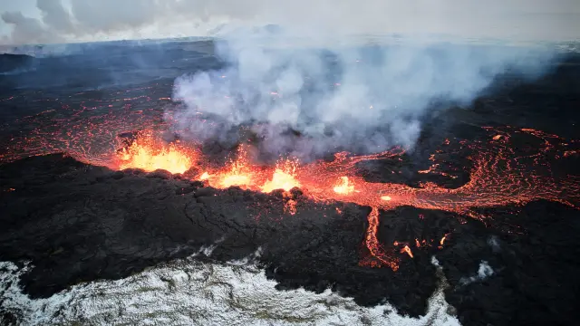 El volcán de Islandia