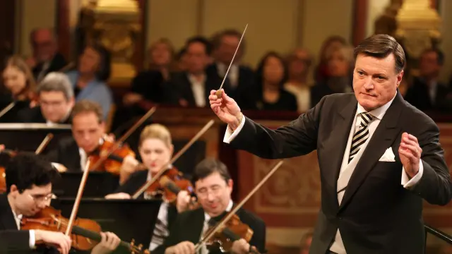 Christian Thielemann, en el concierto de Año Nuevo en Viena para recibir el 2024.