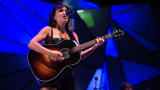 Eva Amaral, en el concierto del Vive Latino de Zaragoza en 2022.