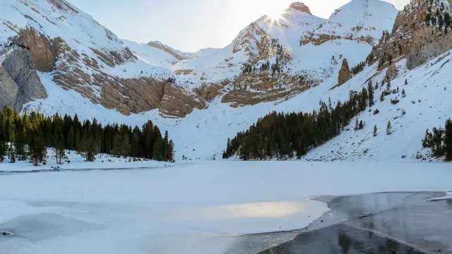 Este es uno de los paisajes más visitados del Pirineo aragonés