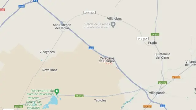 El siniestro vial tuvo lugar en Cerecinos de Campos, en la provincia de Zamora.