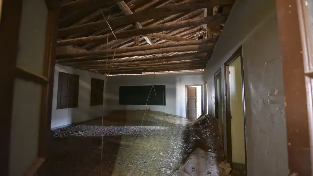Interior de una de las dependencias del antiguo Seminario de Huesca.
