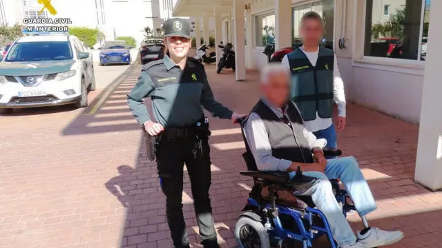 Investigado por robar una silla de ruedas de una persona con discapacidad en El Campello..GUARDIA CIVIL..20/02/2024 [[[EP]]]