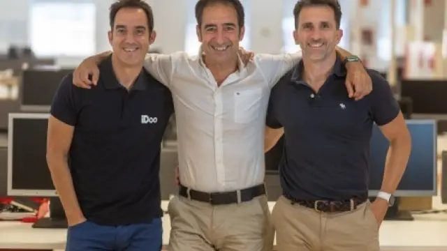 Eduardo Cayuelas, Rafael Cayuelas y Fran Fuentes, fundadores de iDoo Tech.