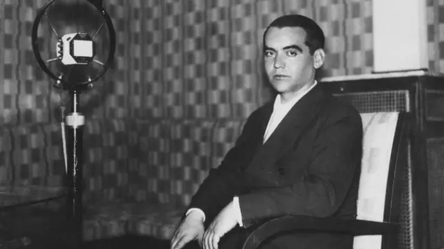 Retrato de Federico García Lorca, asesinado según Ruiz Barrachina el mismo día que fue detenido.