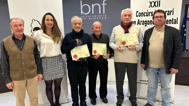 Entrega de premios del XXII Concurso Literario en Aragonés Oriental.