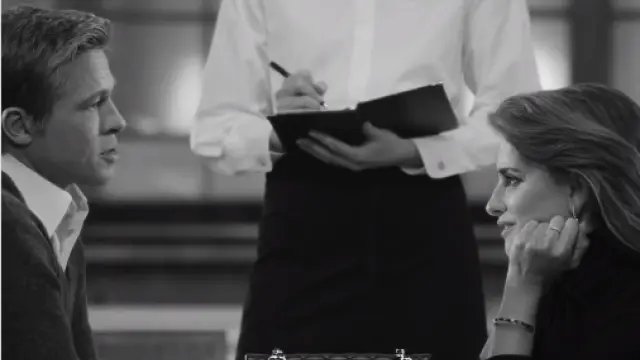 Brad Pitt y Penélope Cruz en el corto de Chanel