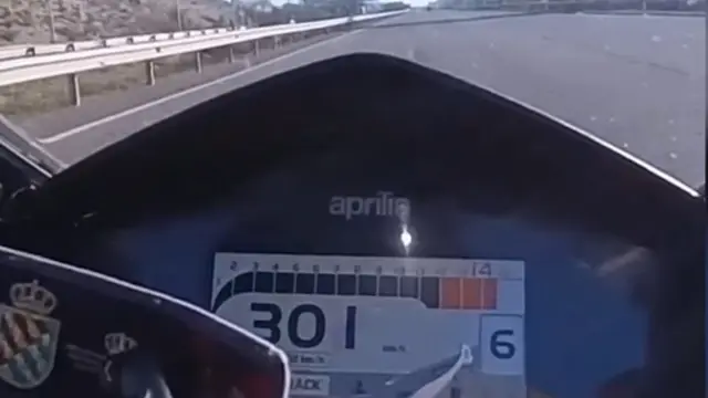 Detenido un motorista que se grabó circulando a 300km/h en una autovía por la M-50..POLICÍA NACIONAL..05/03/2024 [[[EP]]]