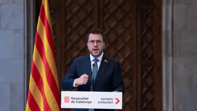 El presidente de la Generalitat, Pere Aragonès, convoca elecciones anticipadas en Catalunya para el 12 de mayo