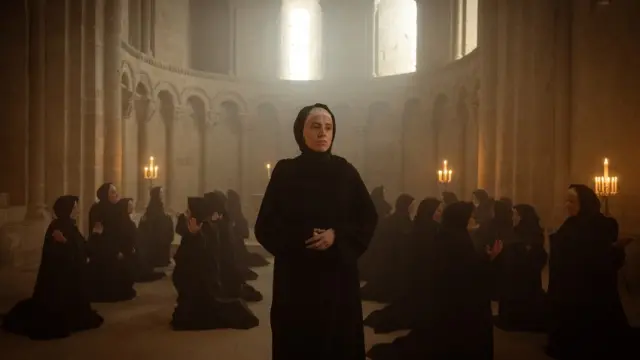 Daniela Brown, en 'La abadesa', película rodada en el castillo de Loarre