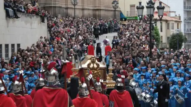 Procesión de Sábado Santo en Alcañiz.