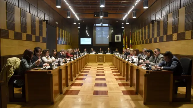 Pleno del Ayuntamiento de Huesca este lunes
